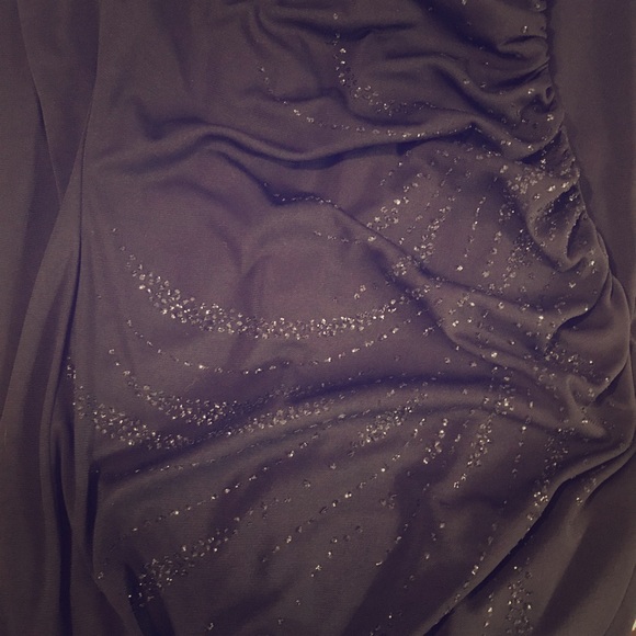 🦚Sexy Black Backless Evening Stretch Dress - Picture 2 of 4